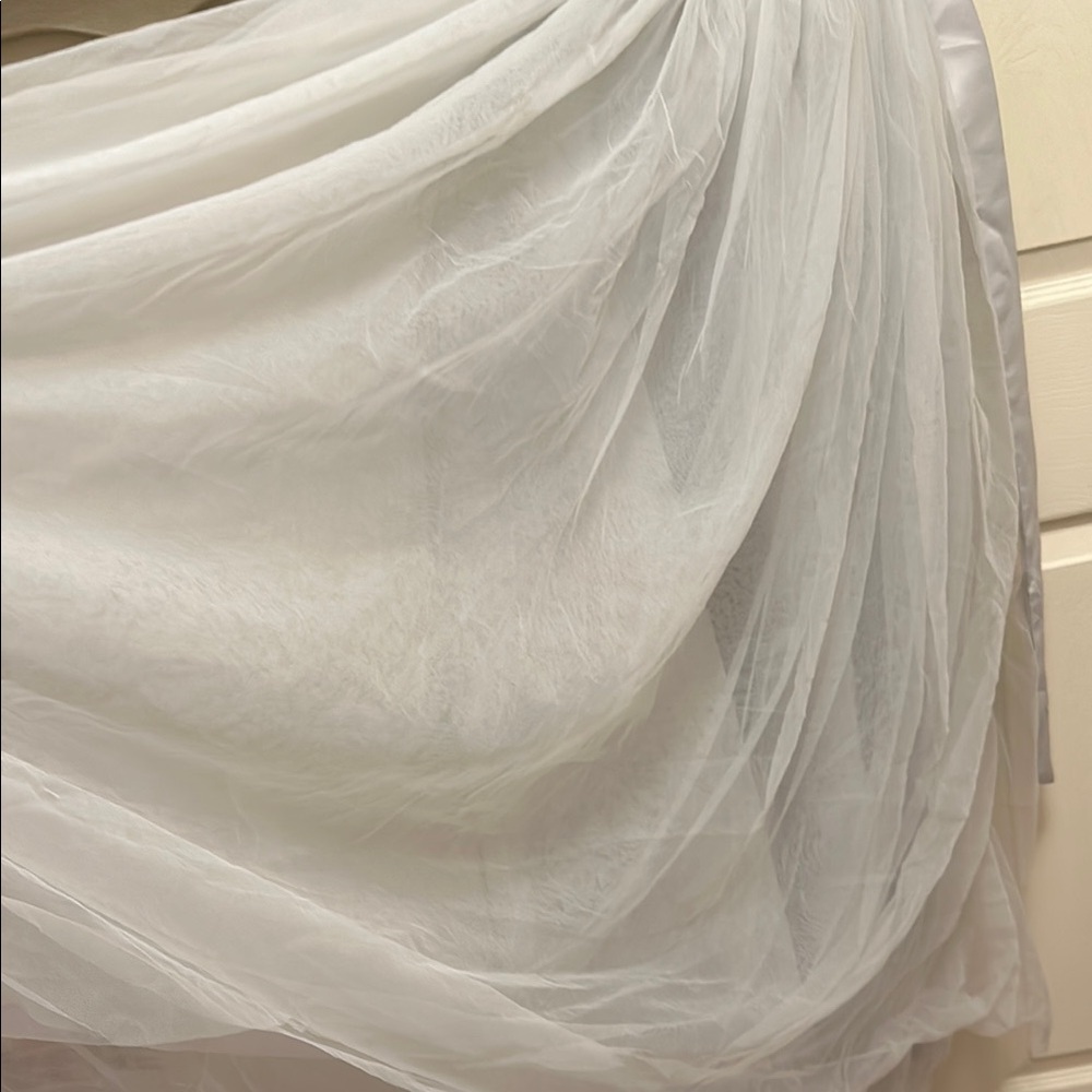 Silver Gray Ruched Backless Bustier Prom Dress - Picture 4 of 9